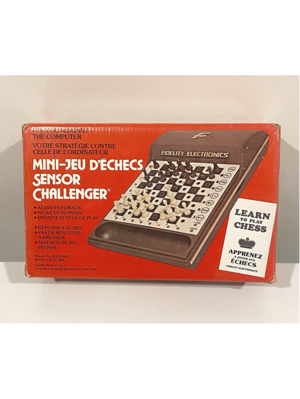 Vintage Fidelity Mini Sensory Chess Challenger MSC CAC Electronic Game Tested